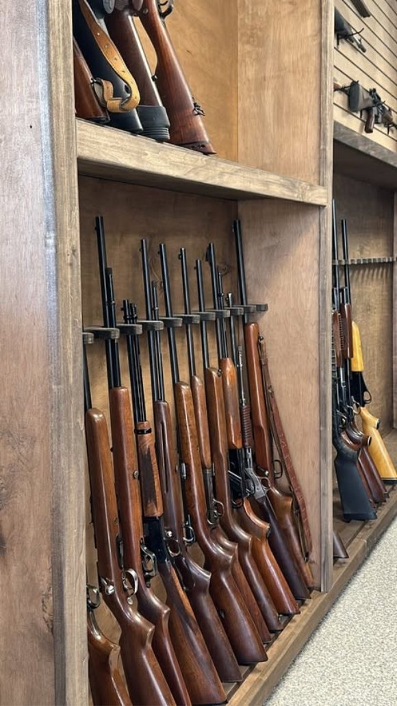 Image of Fireams at New Guns and Ammo Store in Rockllin, CA before June 2025 Grand Opening